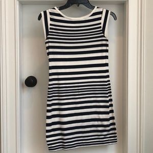 French connection fitted striped dress